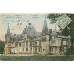 carte postale ancienne 76 CHATEAU D'ANTIVILLE. Près Goderville 1906