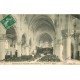 carte postale ancienne 76 GRUCHET-LE-VALASSE. Intérieur Eglise 1908