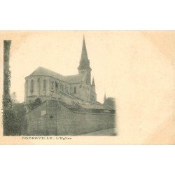 carte postale ancienne 76 GODERVILLE. L'Eglise vers 1900