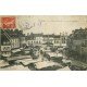 carte postale ancienne 76 GOURNAY-EN-BRAY. Le Marché Place Nationale 1919