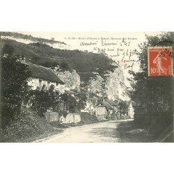 carte postale ancienne 76 HAMEAU DES ROCHES. Route Oissel à Elbeuf