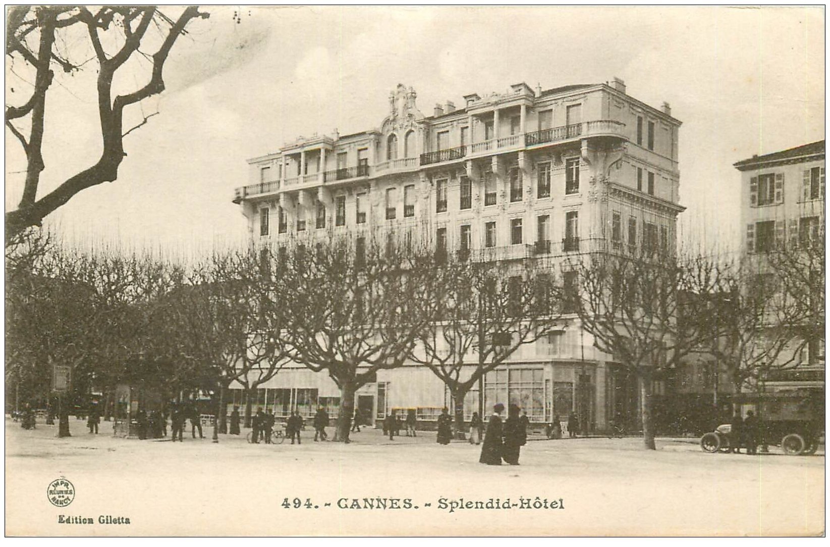 carte postale ancienne 06 CANNES. Hôtel Spmendid