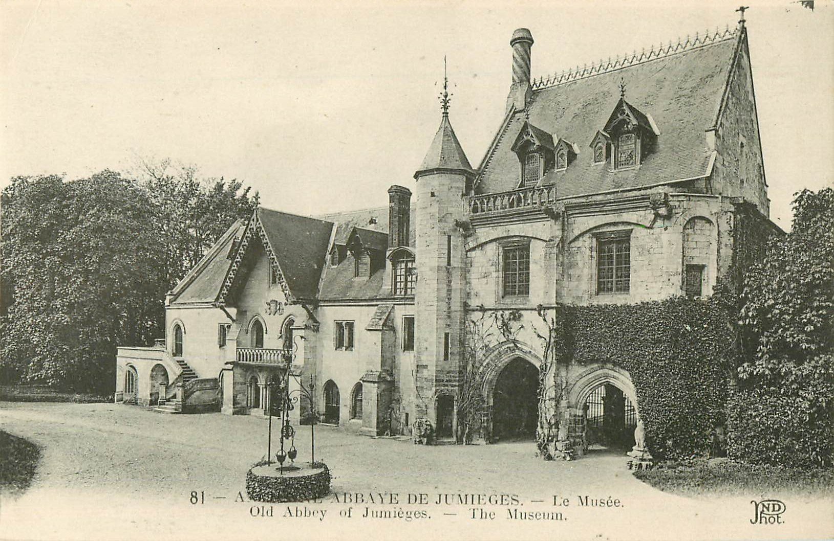carte postale ancienne 76 JUMIEGES. Abbaye le Musée