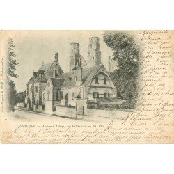 carte postale ancienne 76 JUMIEGES. Abbaye 1903. Pour La Remuée