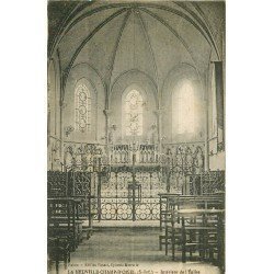 carte postale ancienne 76 LA NEUVILLE-CHAMP-D'OISEL. Eglise