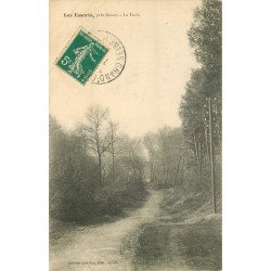carte postale ancienne 76 LES ESSARTS. La Forêt 1911
