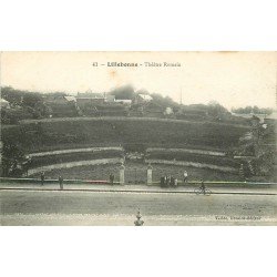 carte postale ancienne 76 LILLEBONNE. Théâtre Romain