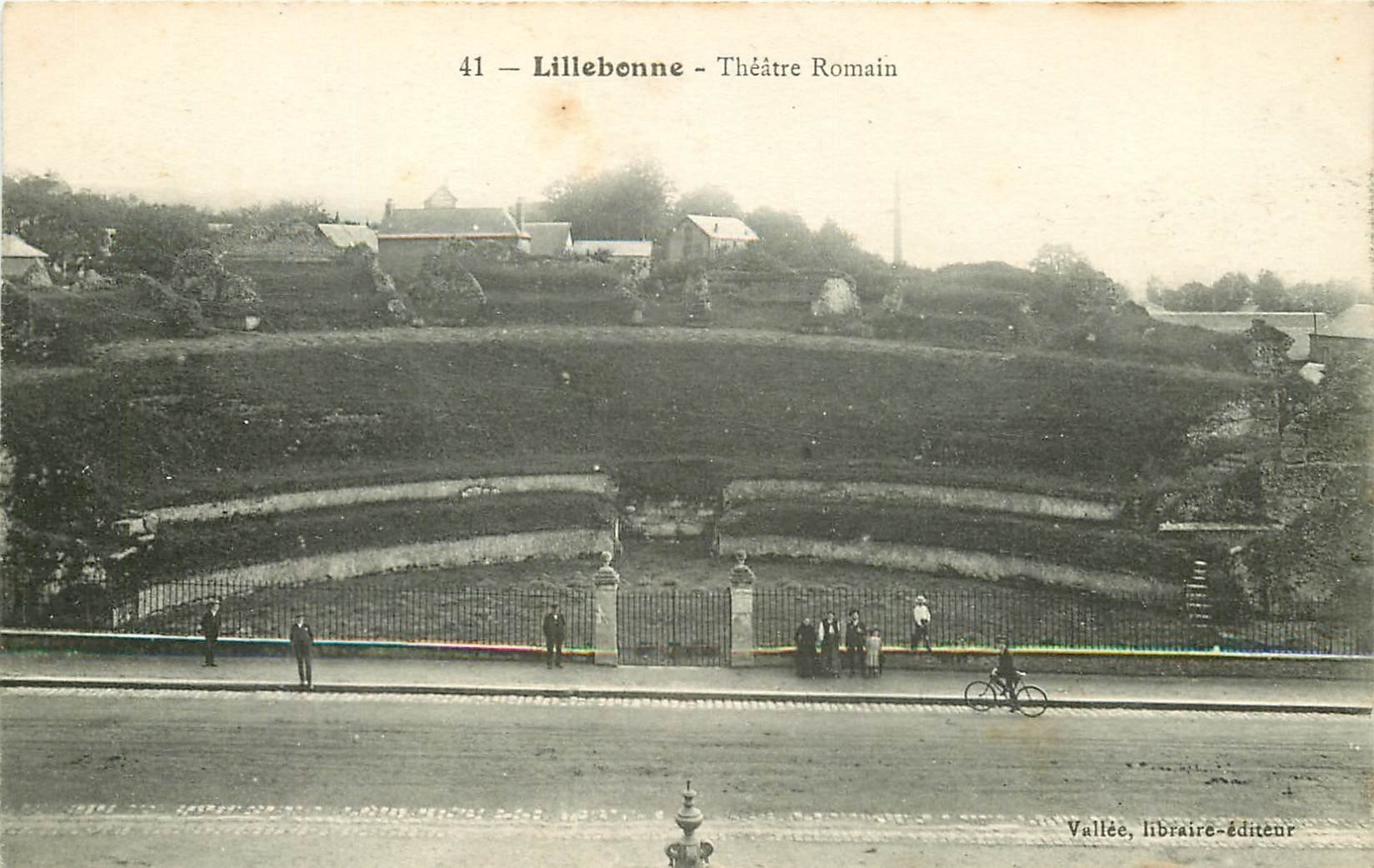 carte postale ancienne 76 LILLEBONNE. Théâtre Romain