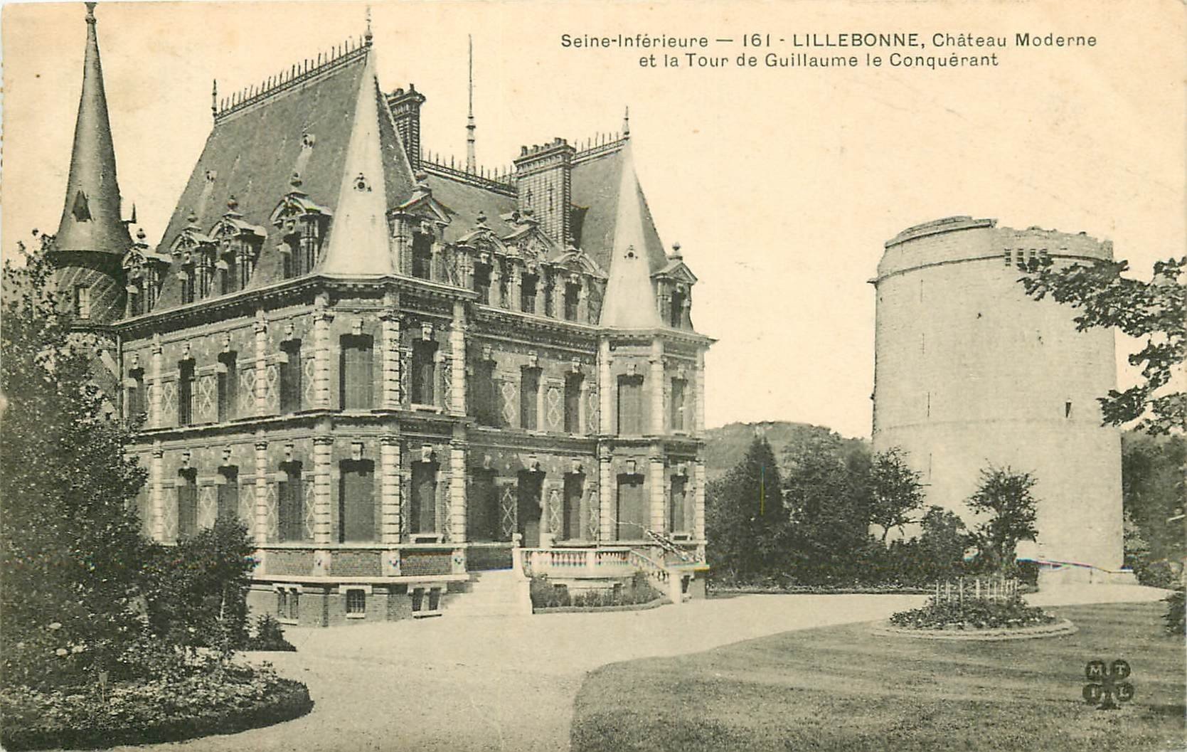 carte postale ancienne 76 LILLEBONNE. Château Moderne vers 1906