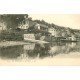 carte postale ancienne 76 LA BOUILLE. Les Hôtels et Bateau à Roue