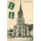 carte postale ancienne 76 LA BOUILLE. L'Eglise bien animée 1915