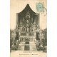 carte postale ancienne 76 LA MARE-AU-CLERC. Maître Autel du Sacré-Coeur 1906