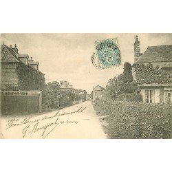 carte postale ancienne 76 LUNERAY. La Route