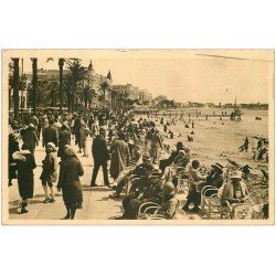 carte postale ancienne 06 CANNES. La Promenade de la Croisette 1932