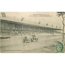 carte postale ancienne 76 DIEPPE. Voiture sur Circuit. Duray Grand Prix de l'A.C.F