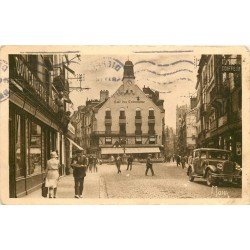 carte postale ancienne 76 DIEPPE. Place du Puits-Salé 1947