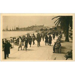 carte postale ancienne 06 CANNES. La Promenade de la Croisette 443