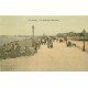 carte postale ancienne 76 DIEPPE. Boulevard Maritime 1915. Carte toilée