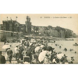 carte postale ancienne 76 DIEPPE. Casino et Bains n° 52