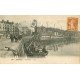 carte postale ancienne 76 DIEPPE. Le Port avec Bateau de Pêcheurs 1928