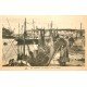 carte postale ancienne 76 DIEPPE. Le Rouen dans le Bassin avec Pêcheurs à l'ancrage 1936