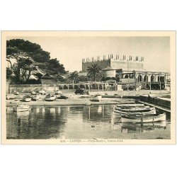 carte postale ancienne 06 CANNES. Le Casino et le Palm Beach. La Cigogne