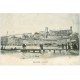 carte postale ancienne 06 CANNES. Le Débarcadère. Publicité Mercerie à Saint-Florentin rue Dilo