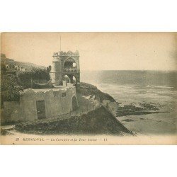 carte postale ancienne 76 MESNIL-VAL. Corniche et Tour Talbot