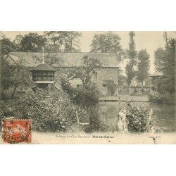 carte postale ancienne 76 MARTIN-EGLISE. Auberge du Clos Normand 1913