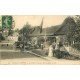 carte postale ancienne 76 MARTIN-EGLISE. Le Châlet Normand 1907 belle animation