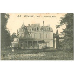 carte postale ancienne 01 SATHONAY. Château de Bernis