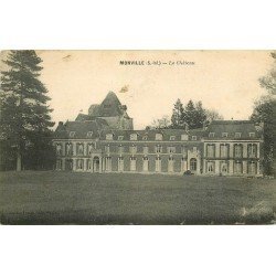 carte postale ancienne 76 MONVILLE. Le Château