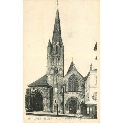 carte postale ancienne 76 MONTIVILLIERS. L'Eglise