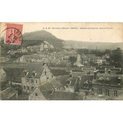 carte postale ancienne 76 ORIVAL. Hameau du Gravier 1907