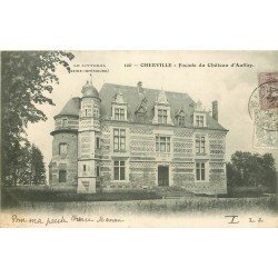 carte postale ancienne 76 OHERVILLE. Château d'Auffay 1904