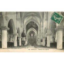 carte postale ancienne 76 OURVILLE. Eglise 1914