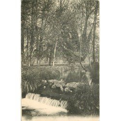 carte postale ancienne 76 OUVILLE-LA-RIVIERE. Cascade 1904