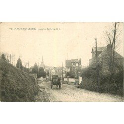76 OCTEVILLE-SUR-MER. Arrivée du Havre en attelage 1905