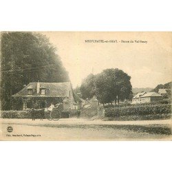 carte postale ancienne 76 NEUFCHATEL-EN-BRAY. Ferme du Val-boury 1918