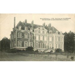 carte postale ancienne 76 NOTRE-DAME-DE-GRAVENCHON. Le Château