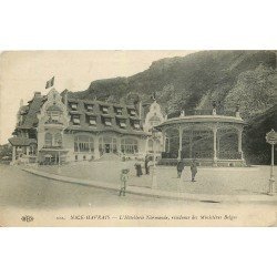 carte postale ancienne 76 NICE-HAVRAIS. Hôtellerie Normande des Ministres Belges 1919