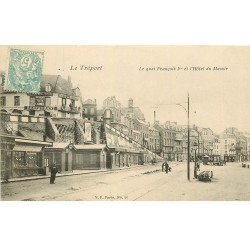 carte postale ancienne 76 LE TREPORT. Hôtel du Musoir Quai François Ier