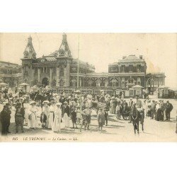 carte postale ancienne 76 LE TREPORT. Le Casino 1910