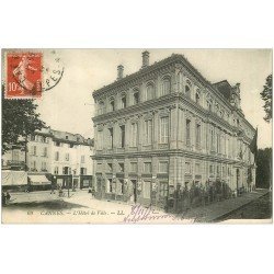 carte postale ancienne 06 CANNES. L'Hôtel de Ville 1912