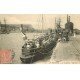 carte postale ancienne 76 LE TREPORT. Le Torpilleur ALARME au Bassin 1908