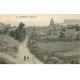 carte postale ancienne 76 LE TREPORT. Panorama. Paysan et Enfants 1907