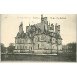 carte postale ancienne 76 ANGERVILLE-BAILLEUL. Château