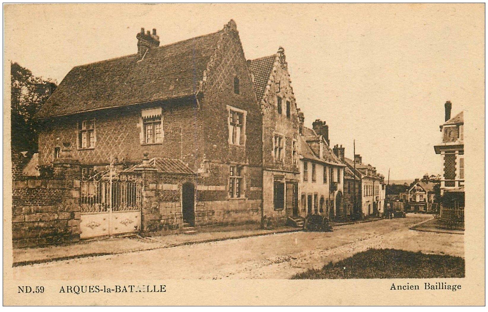 carte postale ancienne 76 ARQUES-LA-BATAILLE. Ancien Bailliage