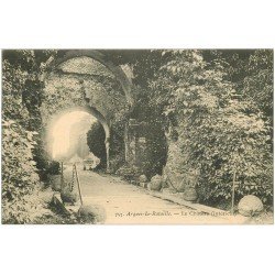 carte postale ancienne 76 ARQUES-LA-BATAILLE. Château intérieur 757