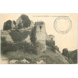 carte postale ancienne 76 ARQUES-LA-BATAILLE. Château le Donjon 283